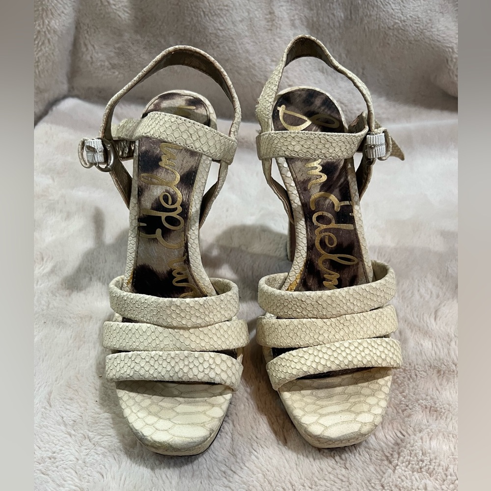 Womens Sam Edelman heels platform, size 6